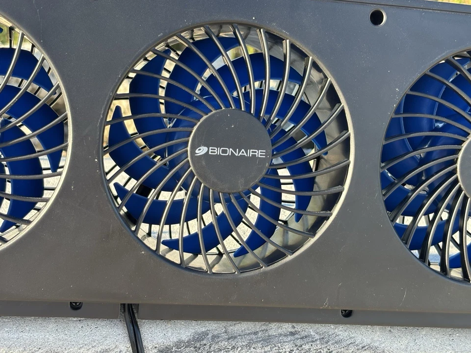 Bionaire Adjustable Whole House Window Fan BWF0522E Triple Fan Intertek Black - Image 4 of 4