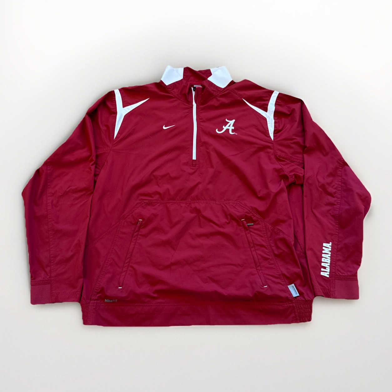 SACAI X NIKE Alabama Crimson Tide Jacket Uomo L 1 4 Zip Nike Pullover Giacca a Vento Y2k Vintage