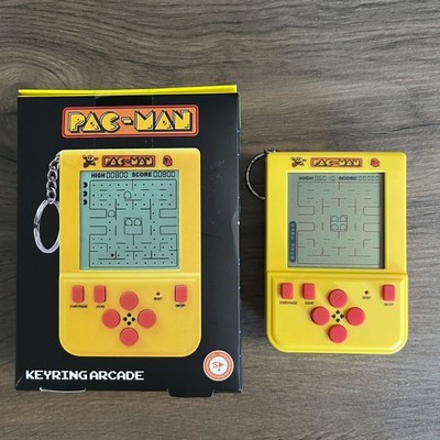 Pac-Man Mini Handheld Electronic Arcade Game Keyring Retro Video Game Gebraucht