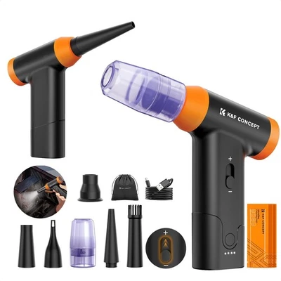 ‎K&F CONCEPT K&F Concept Compressed Electric Air Duster 3 Gear Adjustable with LED Light