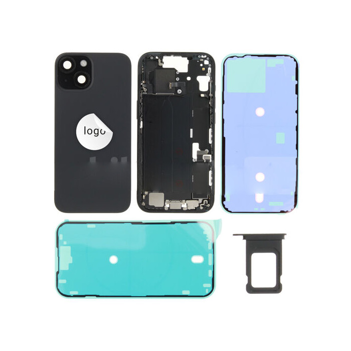 Original Cache Batterie Noir Pulled Reconditionné pour Apple iPhone 15