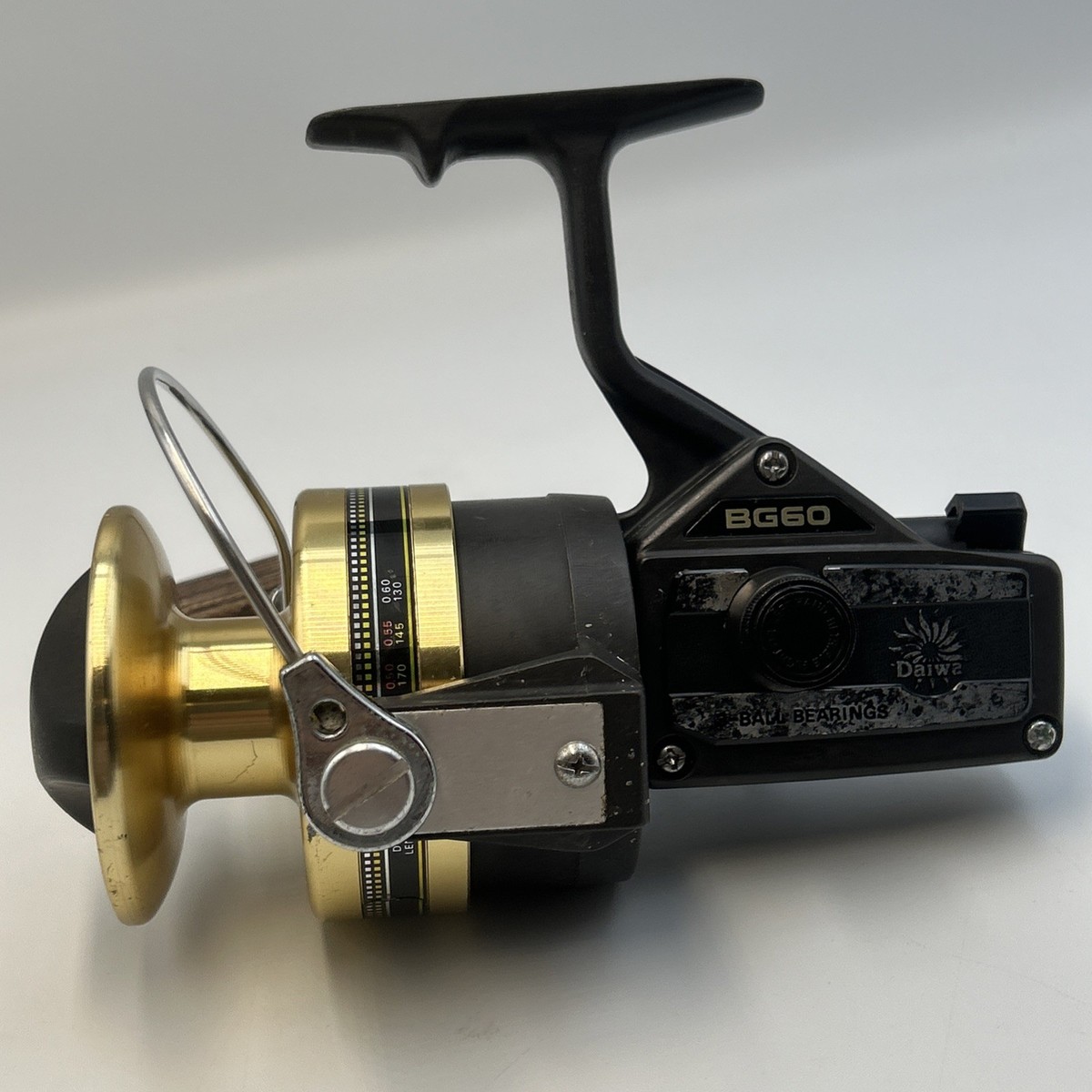 grandSurfリール Vintage Daiwa Sealine-X 50HV Fishing Reel Black / Gold NOS