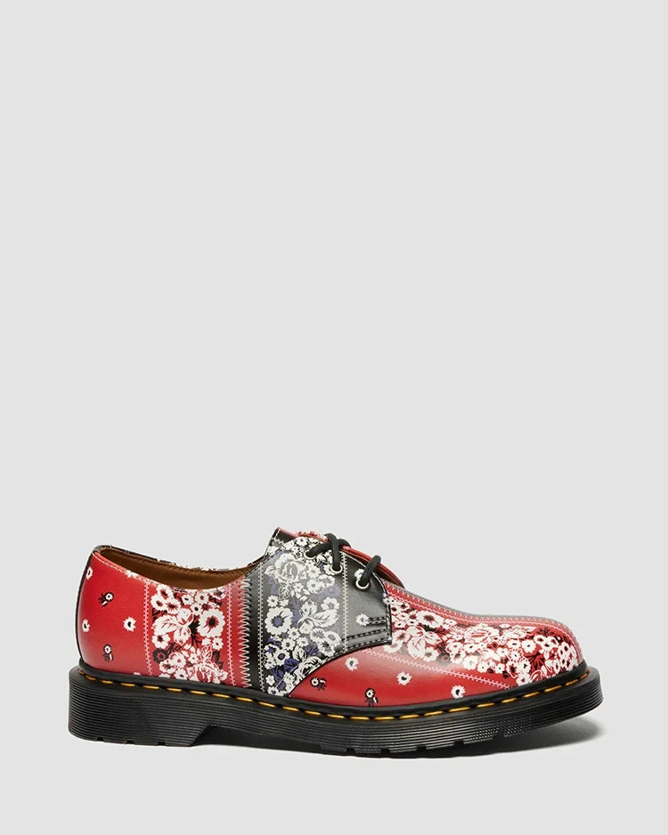 Dr. Martens x NOMARHYTHM TEXTILE 3 Hole Shoes 1461 COLLABO