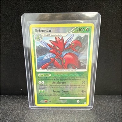 Pokémon Scizor Stormfront 25/100 Reverse Holo Rare 100 HP Stage 1 English Card