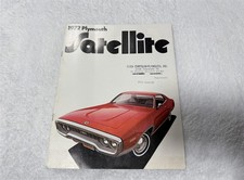 Vintage 1972 Plymouth Satellite Dealership Brochure