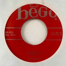 Tejano Soul Bolero 45 LOS UNICOS Joven Fui/Nunca Nunca Bego HEAR