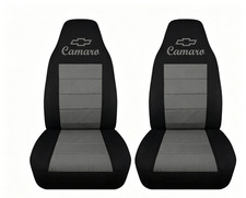 Fits 19932002 Chevy Camaro Front Highback Bucket Seat Covers Twotone Cotton