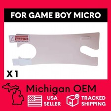 Screen Protector Film for Nintendo Game Boy Micro GBM Handheld Console