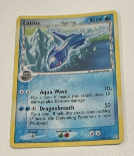 Pokemon Company Latios Delta Species 22/110 80HP Rare Basic Regular