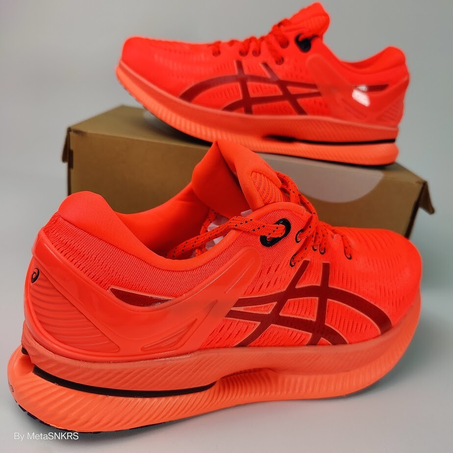 Asics US 13 Men's Sunrise Red Black Distance Runner MetaRide - 1011A967 700  New thumbnail 6