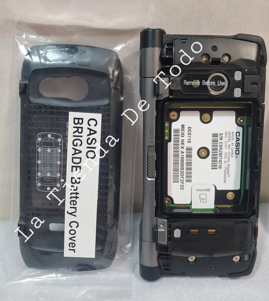 CASIO GZONE BRIGADE RUGGED FLIP KEYBOARDCELLPHONE SOLD AS NOVELTY COLLECTIBLE - Image 4 of 4