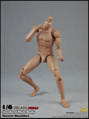 COOMODEL BD001 Tall Male Body 1/6 Skin Color Standard Narrow Shoulder Boy Model
