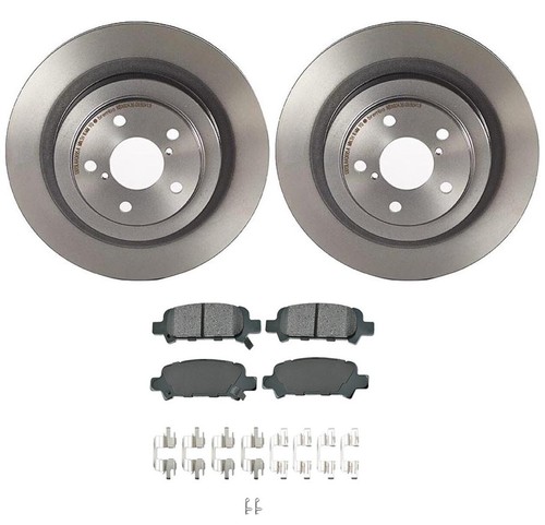 Complete Rear Brake Kit For Subaru Outback/Legacy/WRX - Drilled & Slotted Rotors & Pads (4-Piece) 8 thumbnail image