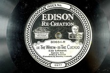 Stella Power -Edison Re-Creation Disc 78 RPM - The Wren The Cuckoo - In E- A8