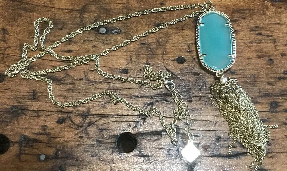 Kendra scott gold shop tassel necklace