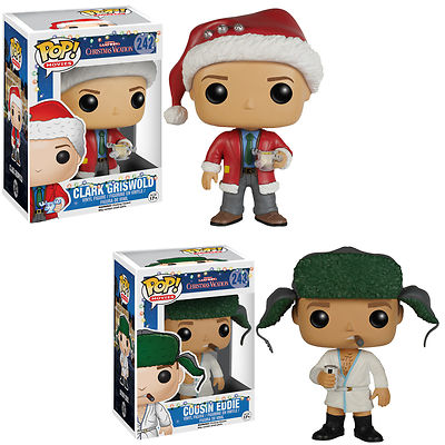 Clark Griswold & Eddie Christmas Vaction POP! Movies #242 #243 Vinyl Figur Funko