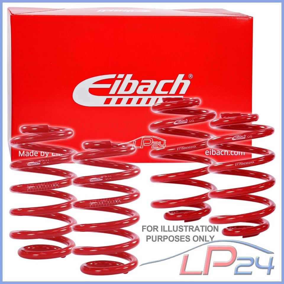 4x EIBACH SPORTLINE RESSORT DE SUSPENSION COURT 45-50/35 MM POUR SEAT LEON 05-12 - Photo 1/2