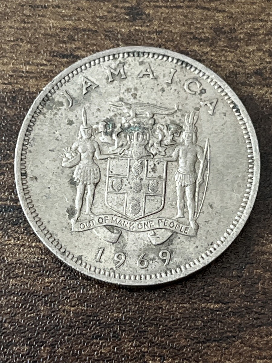 1969 Jamaica Twenty 20 Cents Actual Coin TK6283* | eBay
