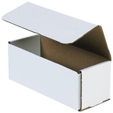 50 16" x 5" x 5" White Corrugated Mailers Tuck Flap Boxes Free Ship