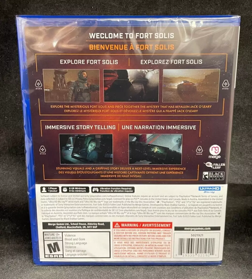 Fort Solis (PS5 / Playstation 5) BRAND NEW