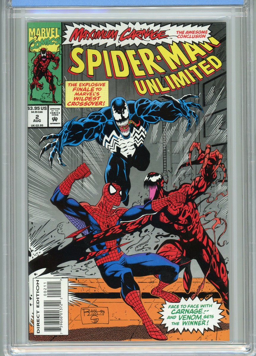 Spider-Man Unlimited #2 (1993) | 9.8 NM/MT | Venom Carnage Cover