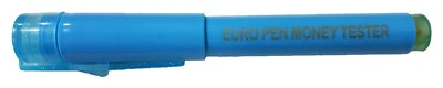 EINKAUFSZAUBER Geldscheinprüfer Stift Geldscheintester Falschgeld Tester Prüfer Stift und Lampe