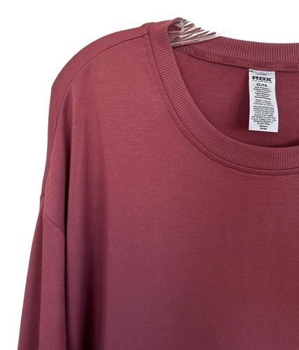 RBX Active Women's Long Sleeve Pullover Sweatshirt w/Pockets Lightweight Size XL - Picture 6 of 11