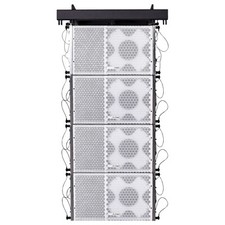 Sound Town 4x 10" Powered White DSP Line Array  Flying Frame ZETHUS-110WPWX4