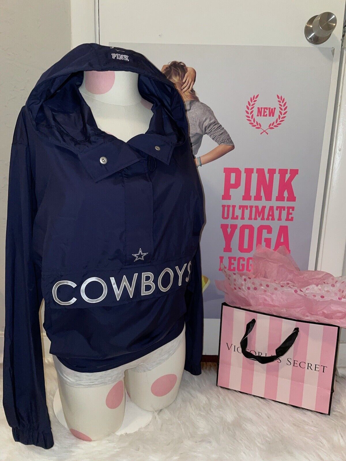 pink dallas cowboys jacket