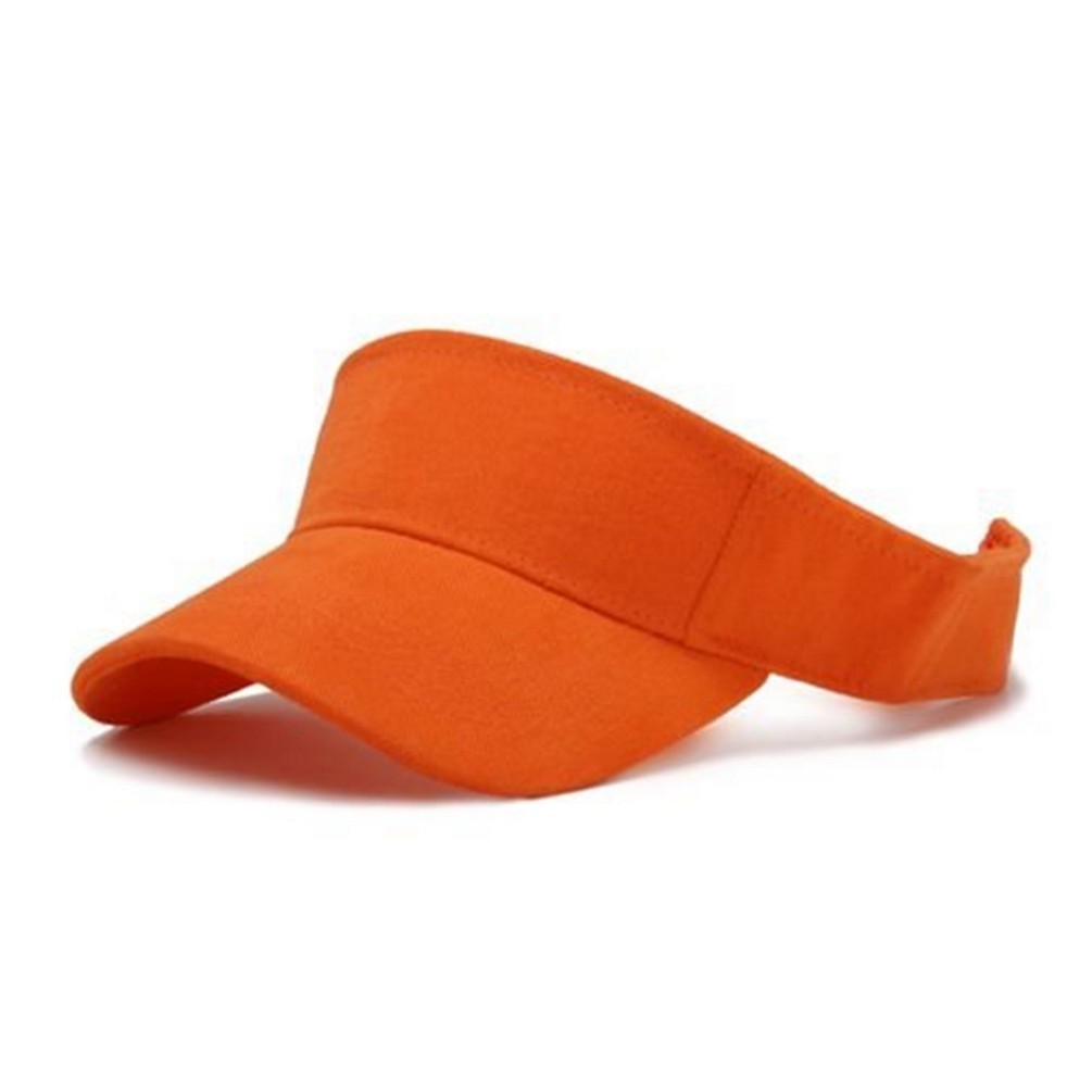 Top Headwear Orange Adjustable Visor