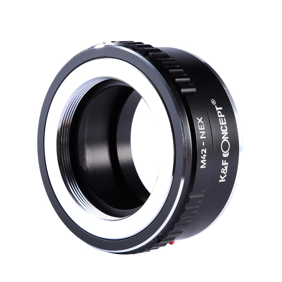K&F Concept Adapter for M42 Screw Lens to Sony E Mount Camera NEX a7R2 A73 A7R4 - Image 4 of 4