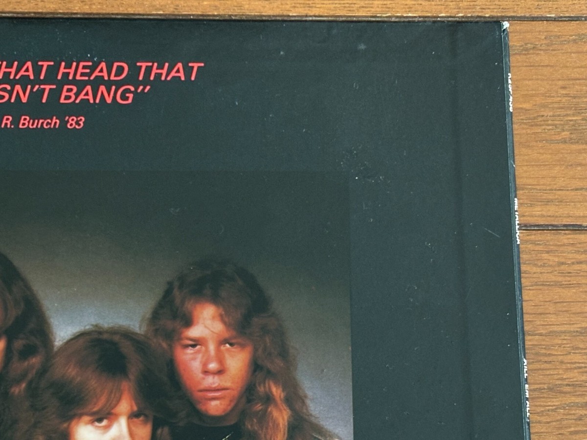Metallica Kill 'Em All Vinyl LP Record Nexus K25P-438 Japan Used