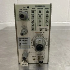 Tektronix Time-Base DC 200 MHz Plug-in for 7000 Series Scopes, Single Sweep 7B70