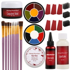 Full Kit For Family Adult Halloween Make up Kit Sfx Face Paint Kit Fake Blood
