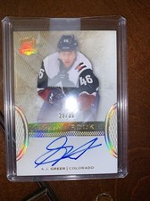 A.J. GREER RC 2016-17 The Cup Gold Spectrum AUTO ROOKIE Signed /36 Boston Bruins