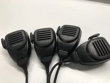 Lot (4) Kenwood KMC-30 Standard Hand Microphone - Black