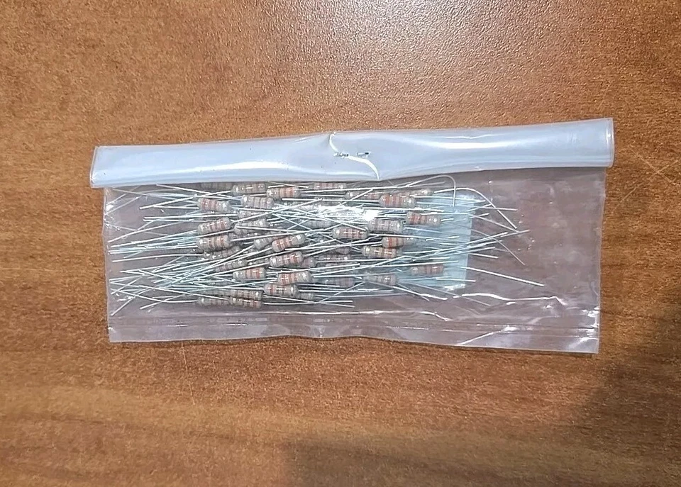 Resistencia de película de carbono Xicon Carbon 33-Ohm Ω 5 % tolerancia 1/2 W 0,5 vatios PAQUETE DE 100   Foto 3 de 4