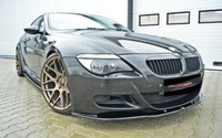 CUP Spoilerlippe Schwarz 6Er M6 BMW E63 Performance Spoiler Spoilerschwert V2