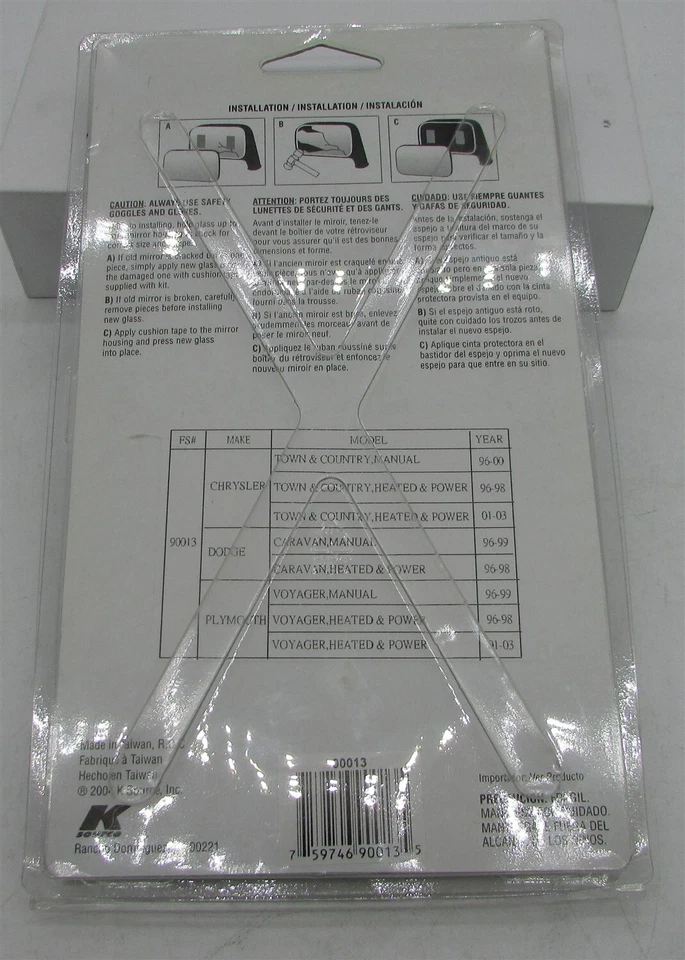 Espejo puerta pasajero derecho cristal K Source 90013  Foto 2 de 2