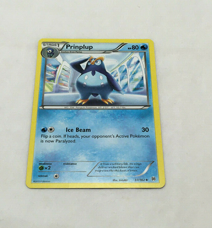 Pokemon Trading Card Game TCG Breakthrough Prinplup 37/162