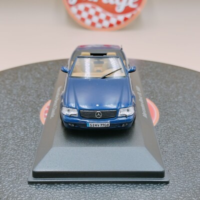 MINICHAMPS 1/43 Mercedes-Benz SL 500 blue B66040420 Dealer Ed