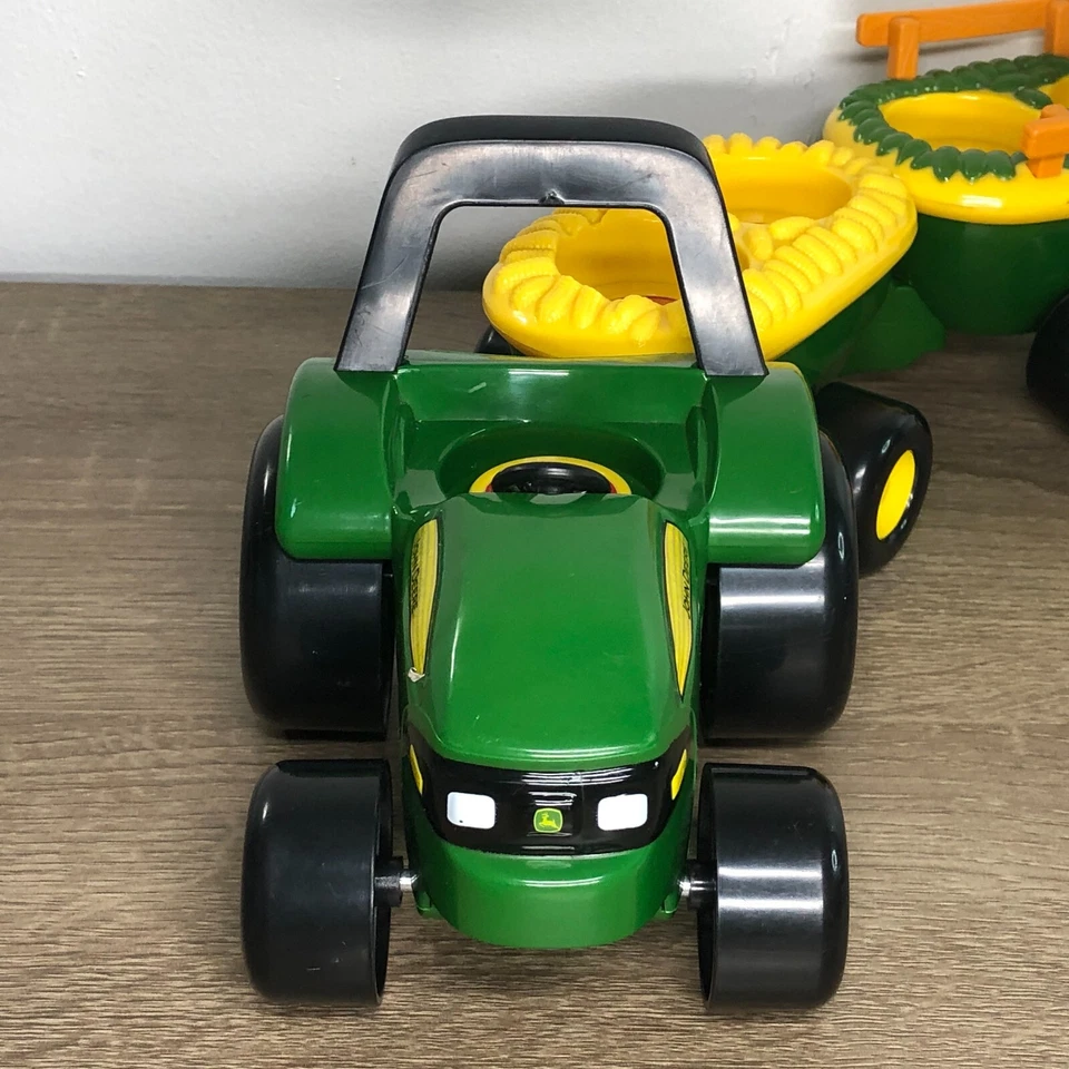 John Deere Tomy Tractor Animal Sound Hayride Little People Vehicle Car Works 14" - Image 4 of 4