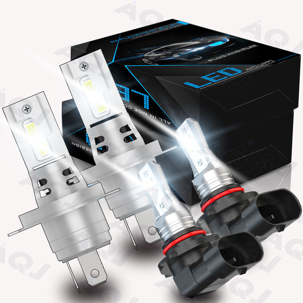 For Toyota Hilux 2004-19 6000K LED Headlights Hi/Lo Beam + Fog Light Bulbs Kit