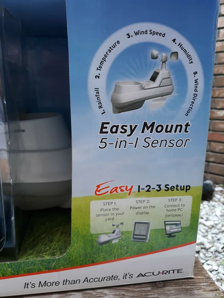Acurite Professional Weather Center Easy Mount 5 In 1 Sensor New - Image 3 of 4