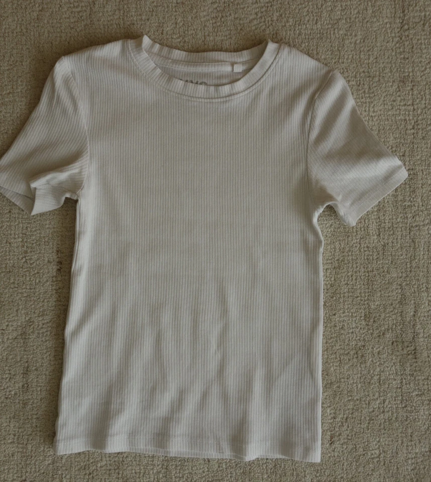 weißes Basic T-Shirt in Größe XXS (134) von New Yorkder - Bild 1 von 1