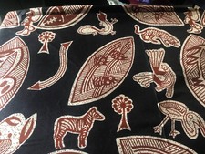 Cotton Blend Animals African Wildlife Fabric Print 45  x 7 yards