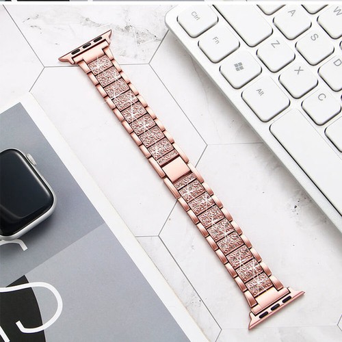 Crystal Bling Band Case iWatch Strap For Apple Watch Series 8 7 SE 6 5 3 41 45mm - Picture 23 of 32