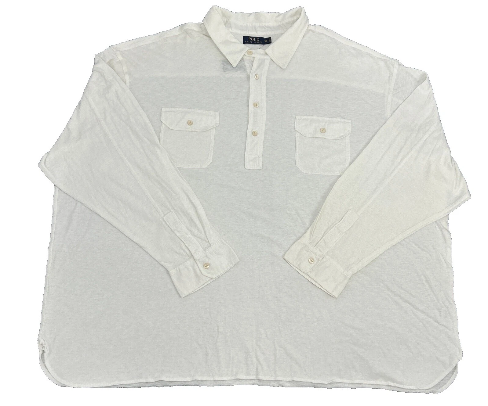 Polo Ralph Lauren Long Sleeve White Shirts for Men