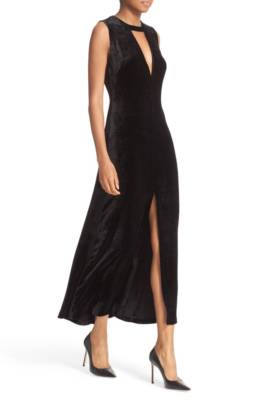 anya maxi dress black Anya Sleeveless Maxi Gown