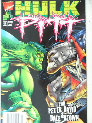 1  x Comic - Marvel Crossover 11 - Hulk Pitt-zustand 1